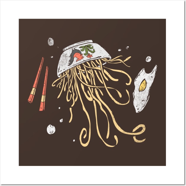 Jelly Noodle Fish Wall Art by typehandsupply